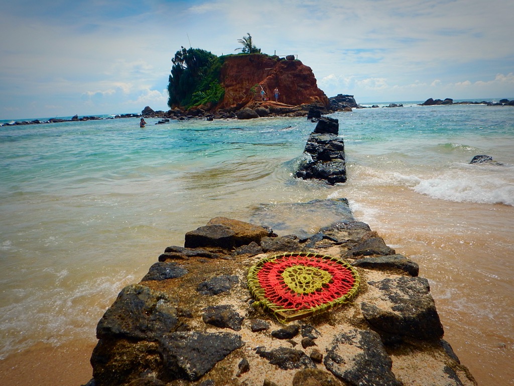 beach in mirissa, in sri lanka